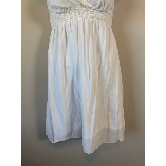 VTG 00s Derek Heart Womens White Babydoll Dress Sz M Y2K Boho Festival Retro - Picture 3 of 10
